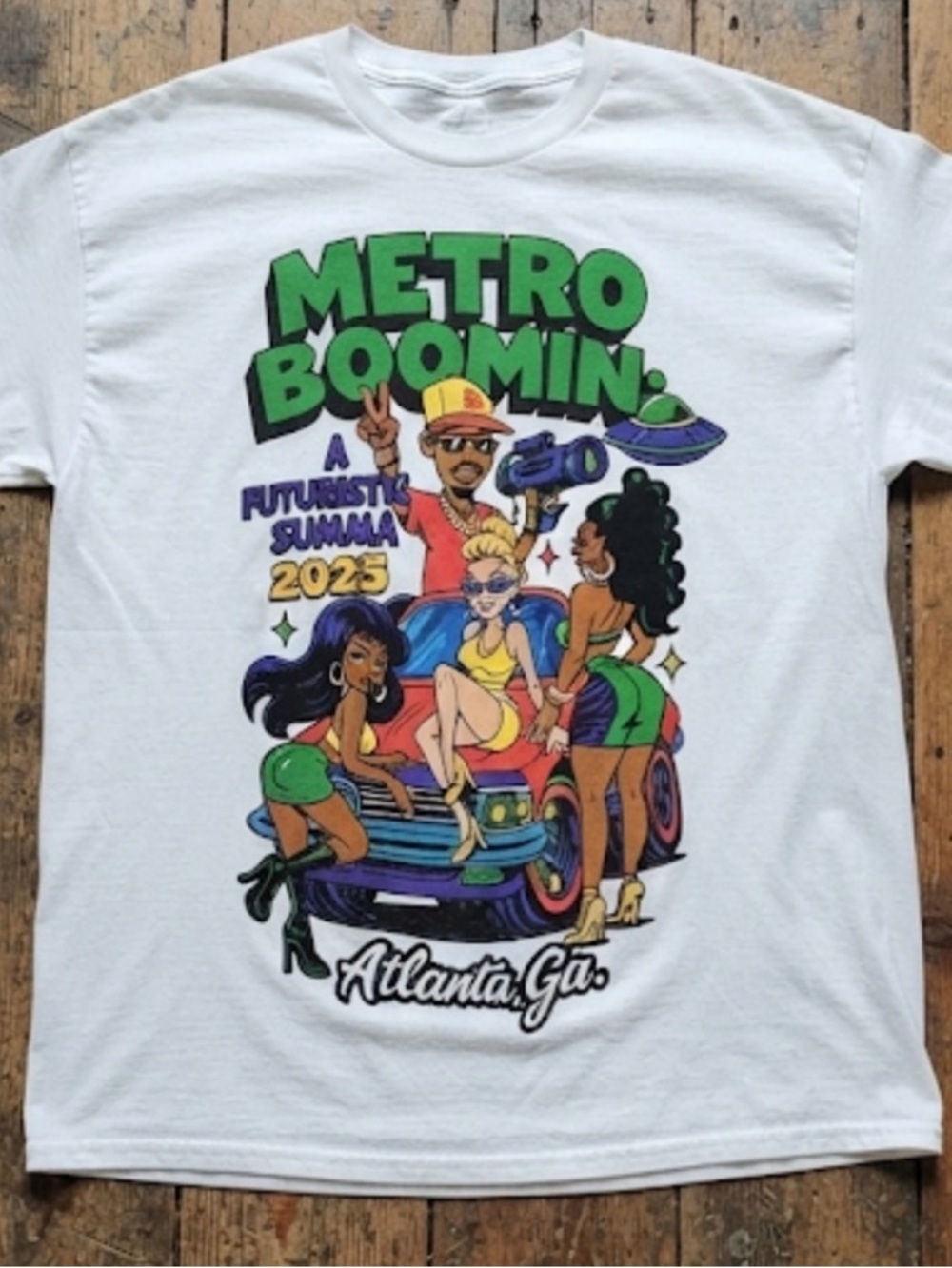 Metro Boomin Atlanta Ga Shirt Men’s Size XL White